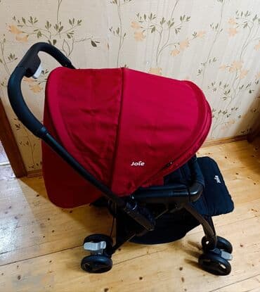 mutsy igo universal arabalar: Joie uşaq arabası - Rəng: qırmızı-qara - Təkərlər: 4 cüt təkər, ön — 3