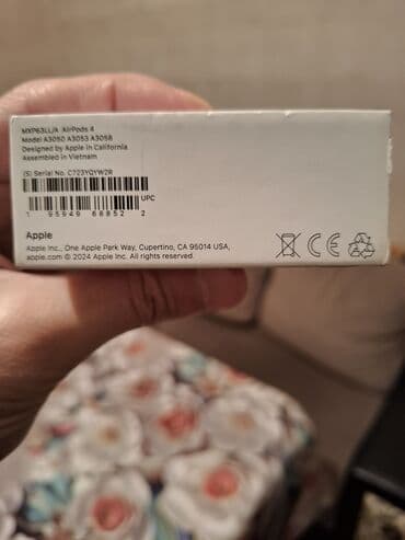 irşad airpods qiymeti: Simsiz (Bluetooth) Qulaqcıqlar, Apple, rəng - Ağ — 5