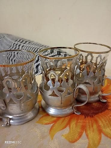 samovar 3 litr: Çay dəsti, rəng - Gümüşü, 4 nəfərlik — 2