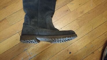 zamşa çəkmələr: Wortmann Qadın qış çəkmələri - Rəng: tünd boz/antrasit - Model — 4