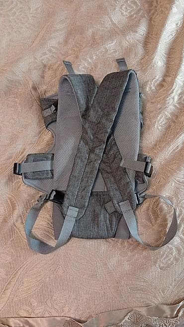 Avtokreslolar: Uşaq daşıma kəməri (baby carrier) - Rəng: boz-mavi melanje - Ön — 2