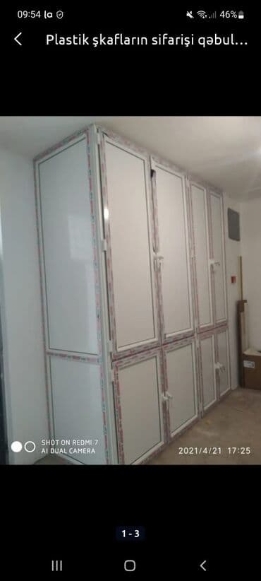 sedef boya qiymeti: Plastik şkafların sifarişi qəbul olunur hər rəngdə və hər ölçüdə Ağ — 6