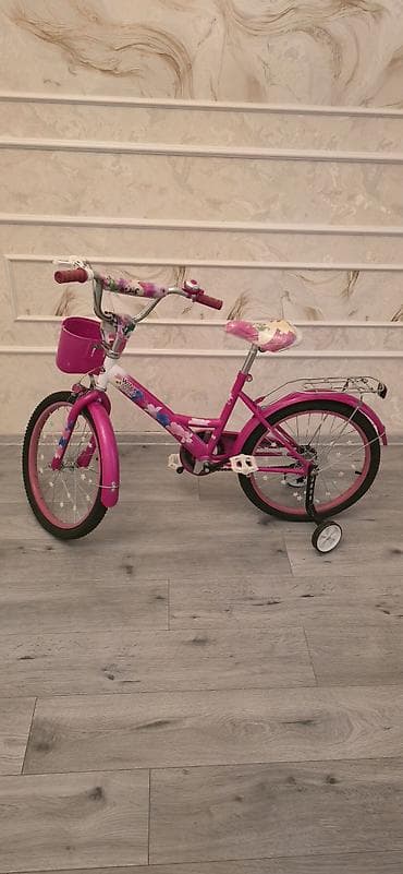volta vs2: Uşaq velosipedi – qızlar üçün dizayn - Rəng: parlaq çəhrayı, çiçək və — 2
