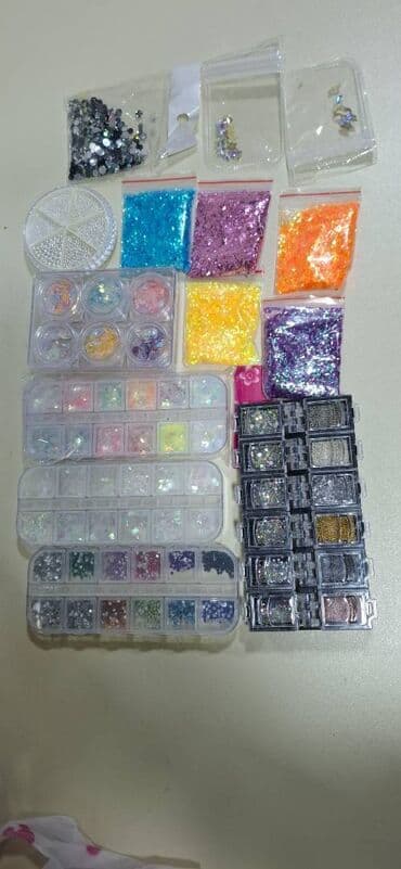 dirnaq qaynagi levazimatlari: Dırnaq ustasına işləməkçün lazım olan bütün növ bəzəklər tipsilər — 3