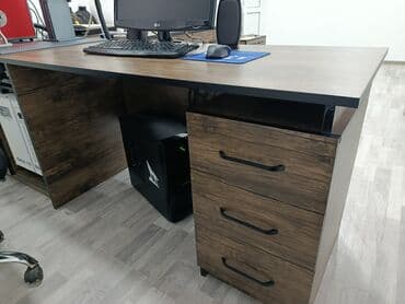 çay: Ofis mebel dəsti – kompüter masası, dolab, iş masası, çay masası — 1