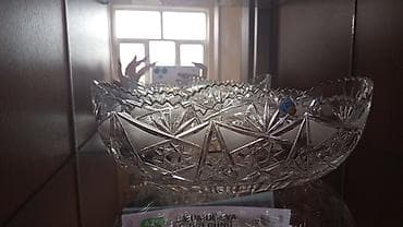 Təmiz Xrustal!!! - Material: qalın, şəffaf kristal şüşə - Dizayn