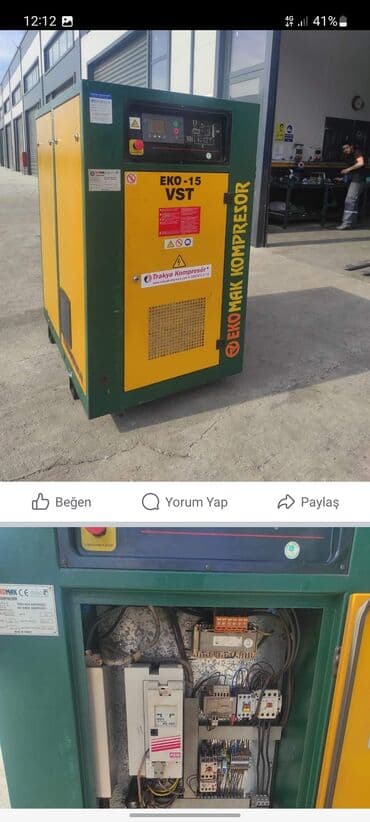 hava kampressor: Nağd ödəniş, İşlənmiş — 1