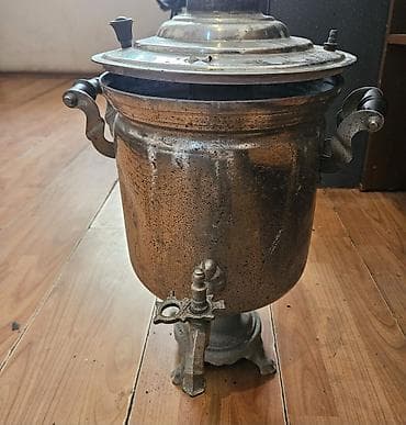 Qedimi 70 ci illerin samavari qalin agir 10 lt tutumlu 
Unv bakixanov