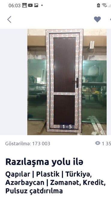 plastik qapi pencere avadanliqlari: Plastik Hamam Qapıları Karidor tərəfi MƏBƏL — 11