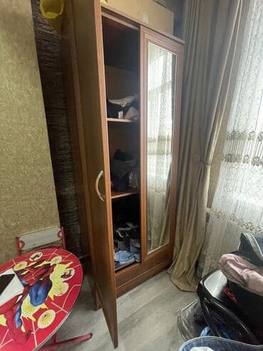 İşlənmiş, Açılan, 2 qapılı Düz dolab, Qarderob, paltar dolabı, Azərbaycan — 4