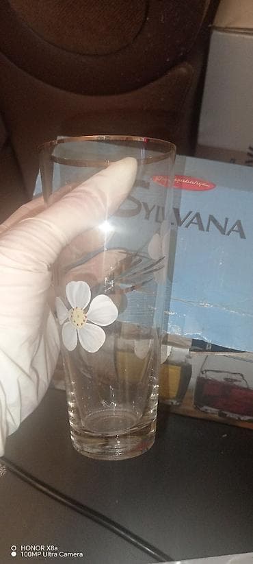 icki: Stəkanlar, rəng - Ağ, Şüşə, 1 əd, 300 ml — 3