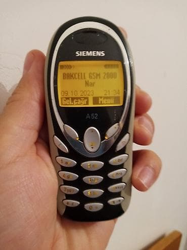 60 azn telefon: Siemens A52 yaxşı veziyyetde heç bir problemi yoxdur — 1