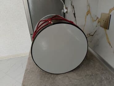 Народные музыкальные инструменты: Nağara / davul - Korpus: qara-mərmər teksturalı silindrik gövdə — 5