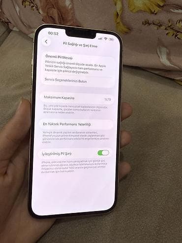2.el macbook: IPhone 13 Pro Max, 256 GB, Qızılı — 4