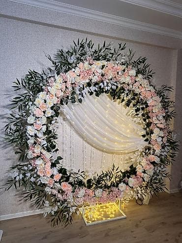 репетитор по геометрии 5 класс: Dekorativ fotozona/arxa fon kompozisiyaları - Nişan, toy, ad günü və — 2