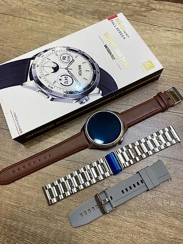 Yeni, Smart saat, Sensor ekran, rəng - Gümüşü