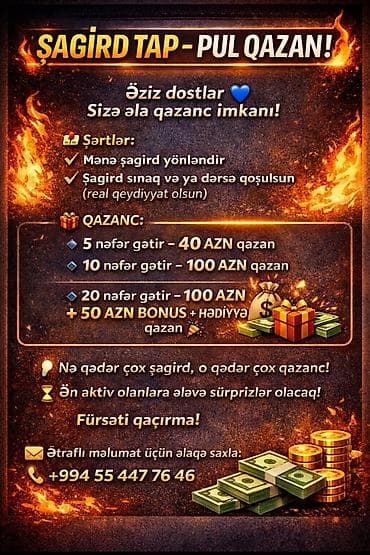 merçendayzer nedir: Şagird yönləndirmə proqramı – qazanc imkanı Təsvir: - Şagird tap və — 1