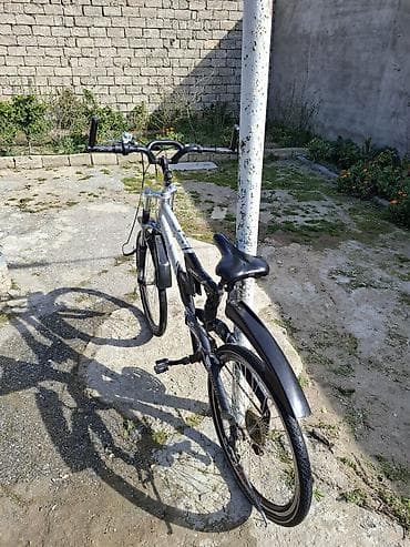 velosiped stels 28: Yeni Şəhər velosipedi 26", sürətlərin sayı: 7, Ünvandan götürmə — 7