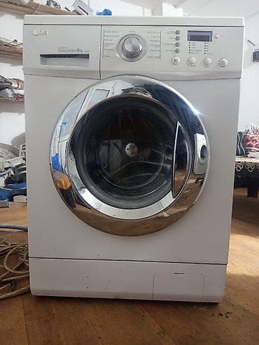 mini paltaryuyan maşın qiyməti: Paltaryuyan maşın LG, 6 kq, Avtomat, Qurutmasız — 1