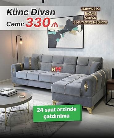 Künc divan, Qonaq otağı üçün, Bazalı, Açılan, Kitab