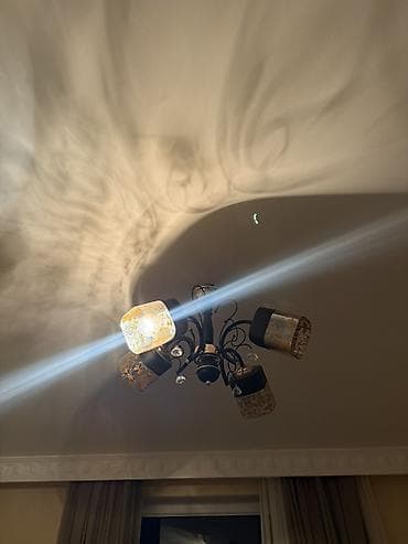 masaüstü çıraq: Çılçıraq, 5 lampa, Metal — 3