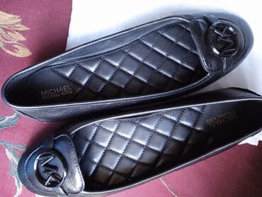 женские колье: Балетки, Размер: 40.5, цвет - Черный, Новый — 5