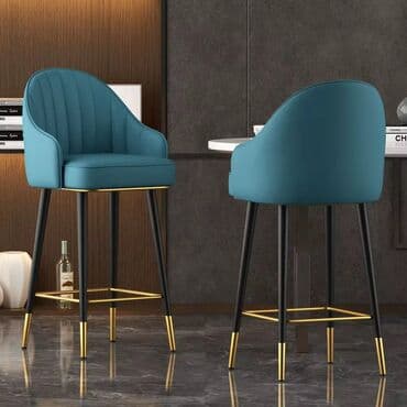 Müasir bar/taburet stulları – 2 ədəd - Dizayn: Yarımoval kürsü