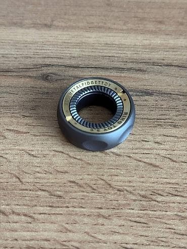bala at: Gray ring fidget Fidget Titanium toy - oyuncaq — stressi azaltmaq — 1