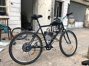 muhərrik velosiped: Benzin mühərrikli velosiped - Çərçivə: klassik şəhər/trek tipli metal — 1