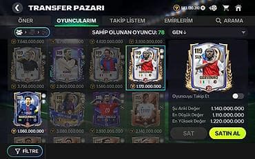 Монеты: EA Sports FC Mobile hesabı – güclü komanda və zəngin heyət - Komanda — 3