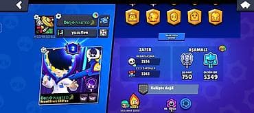 osmo 3: 44000 kupa hesab satılır hesabda 3 dəfə brawl pass açılıb içində 92 — 3