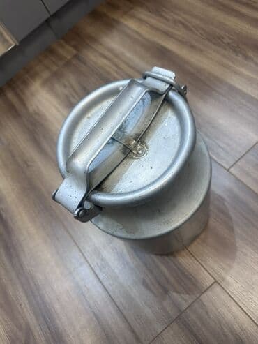 Balonlar, bankalar: Alüminium süd bidonu/küləkli qab - Material: qalın divarlı alüminium — 1