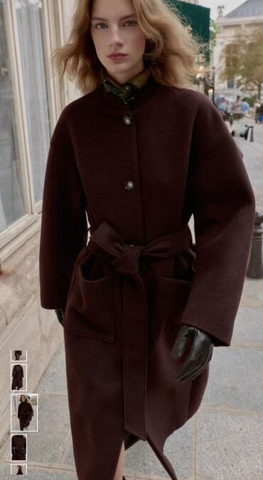 Palto, Zara, M, rəng - Qəhvəyi