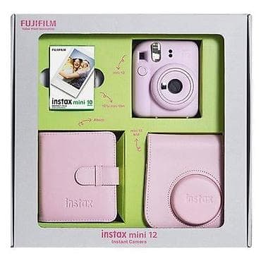 mini prosessor: Fujifilm Instax Mini 12 Set – ani fotoaparat dəsti, pastel çəhrayı — 1