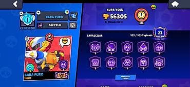 random hesab az: Brawl Stars hesabı – “BABA PURO” - Kupa Yolu: 56.305 (ən yüksək — 1