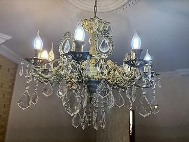 Çılçıraq, 8 lampa, Metal