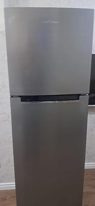 Yeni 2 qapılı Hoffman Soyuducu Satılır, rəng - Gümüşü, Dolab içi