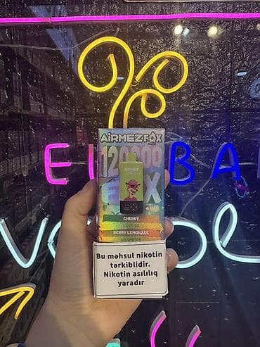 AİRMEZ FOX birdəfəlik elektron siqaret - 120000 puff-a qədər