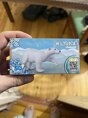 Oyuncaqlar: Xaricdə 40 azn civarı satılır. Mc Donald’s fiqur Wiltopia Polar Bear — 2