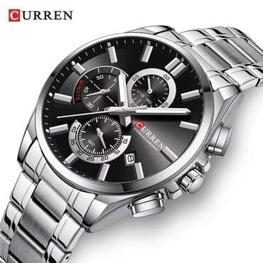 fosfor tesbeh: Yeni, Qol saatı, Curren, rəng - Gümüşü — 2