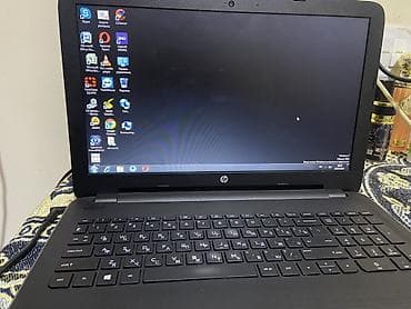 купить ноутбук бу: HP noutbuk - Model: HP 14/15 seriyası (qara korpus, HP logosu) - — 1