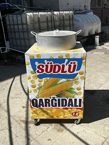 koşk: Südlü Qarğıdalı bişirmək üçün mobil köşk və elektrikli qazan seti — 3