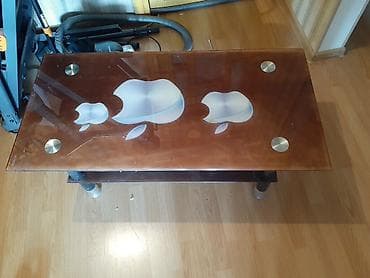 Düz masa, Açılmayan, Təkərsiz, Şüşə, Zəmanətsiz