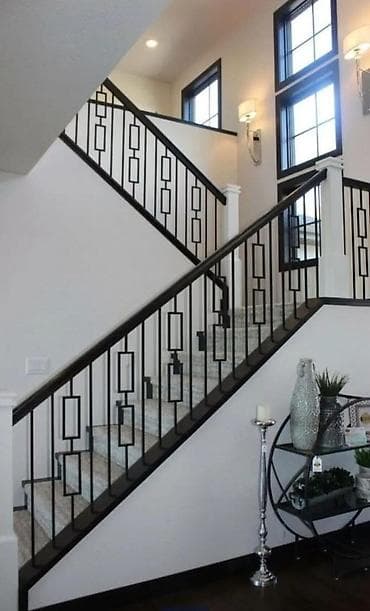 Məhəccərlər: Dəmir məhəccər və barmaqlıq dizaynları – hazırlama və quraşdırma — 3