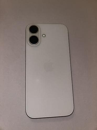 mabil telefon: IPhone 16 Plus, 128 GB, Ağ, Face ID — 1