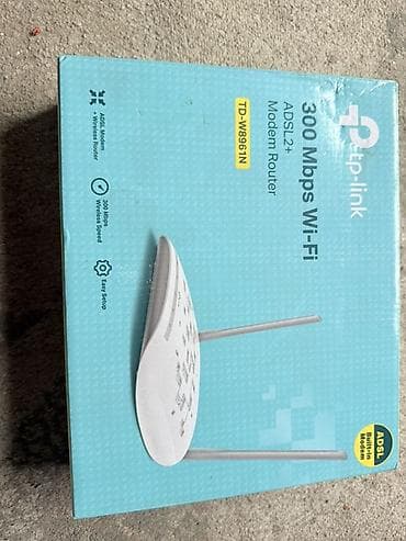 Модемы и сетевое оборудование: TP-Link TD-W8961N ADSL2+ Modem Router – 300 Mbps Wi‑Fi Xüsusiyyətlər — 1