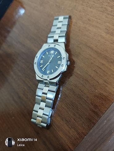 saat şamdan: Qol saatı, rəng - Gümüşü — 3