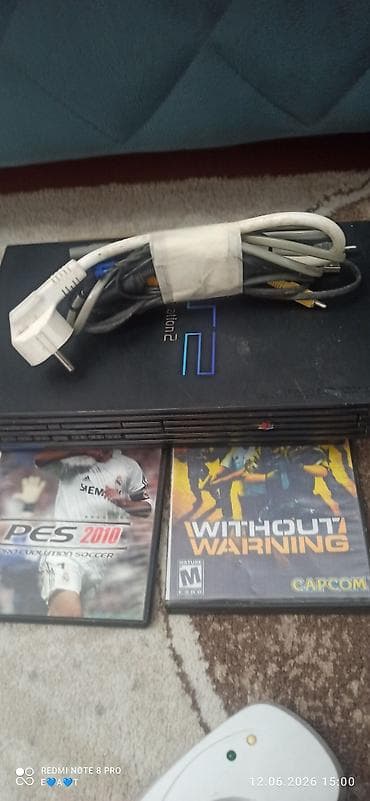 PlayStation 2 (PS2) komplekti Məzmun: - PS2 “fat” konsol (qara) - — 3