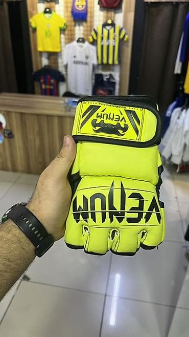 MMA/qarışıq döyüş idmanı üçün barmaq uclu əlcəklər – Venum dizaynı - — 3