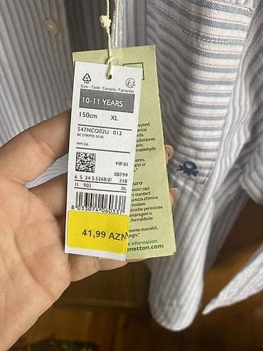 Donlar: Köynək, Uniseks, 10 - 12 yaş, Benetton — 4